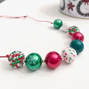 ‘Holiday Cheer’ Adjustable Bead Necklace